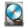 HD Open Drive Blue Icon 96x96 png